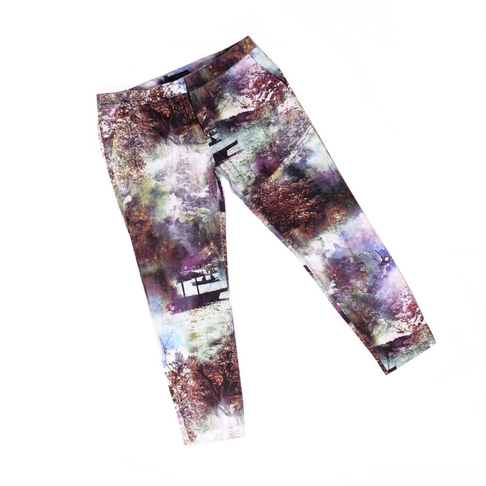 Zara Basic Printed Pants. Women's - image 1